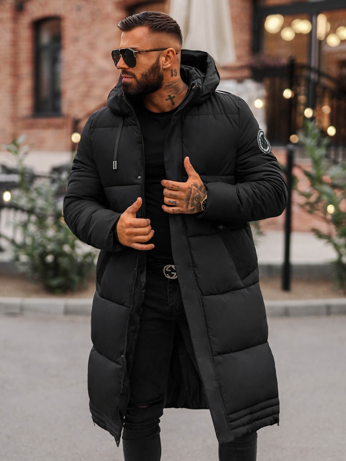 herren-winterjacke-791djr-1.jpg Herren Winterjacke Schwarz OZONEE JS/19M1290/392 | OZONEE – Bild 1