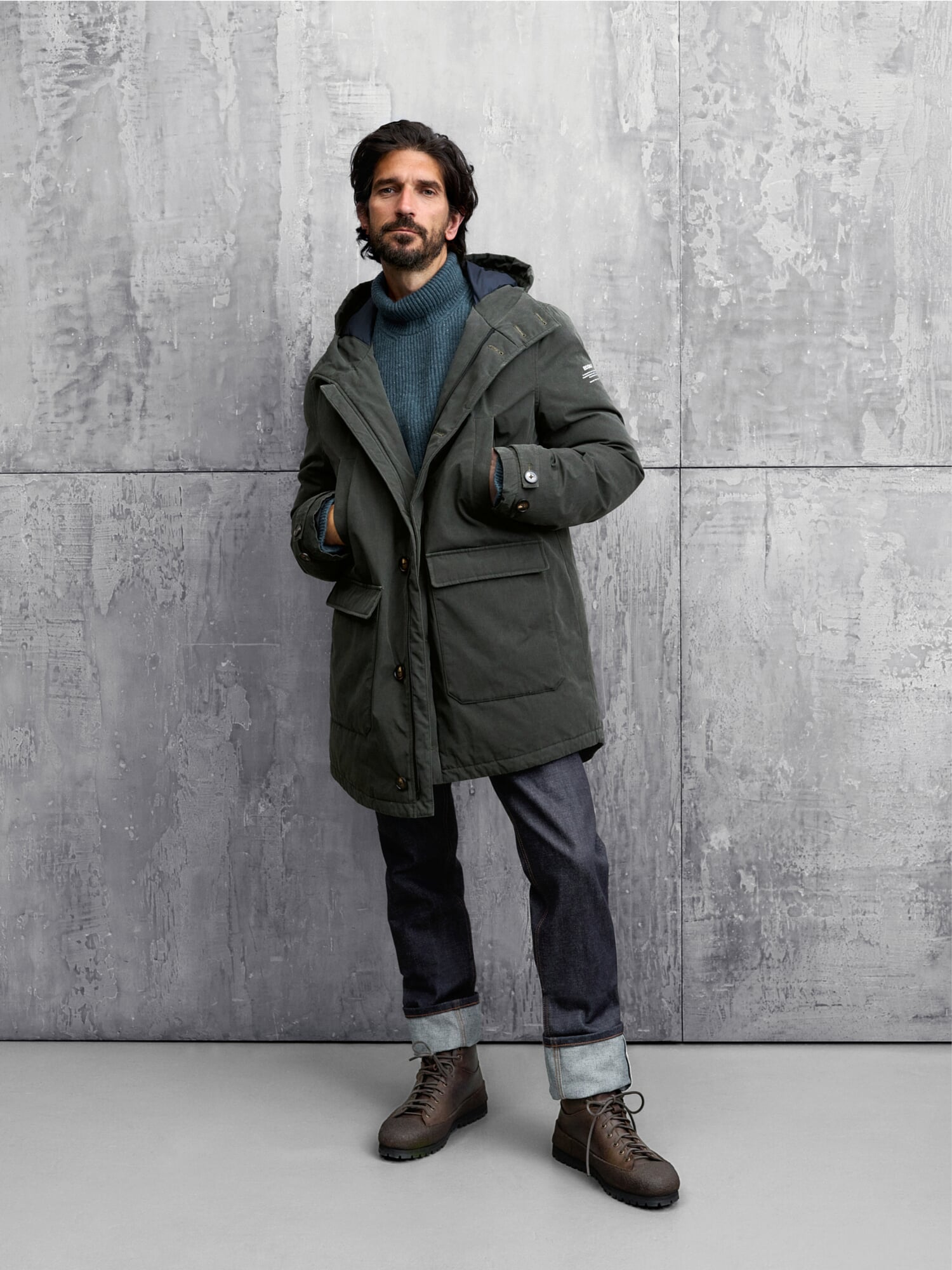 herren-winterjacke-867fbo-1.jpg Herren Winterjacke, Schiefergrau | Manufactum – Bild 1