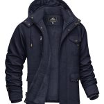 KEFITEVD Militär Jacke Herren Winterjacke Gefüttert Warm Herrenjacke Army | Gefütterte Militär Winterjacke Warmer Wintermantel Innentasche US Army Feldjacke Cargo Übergangsjacke Outdoor Dunkelblau S : Amazon.de: Fashion