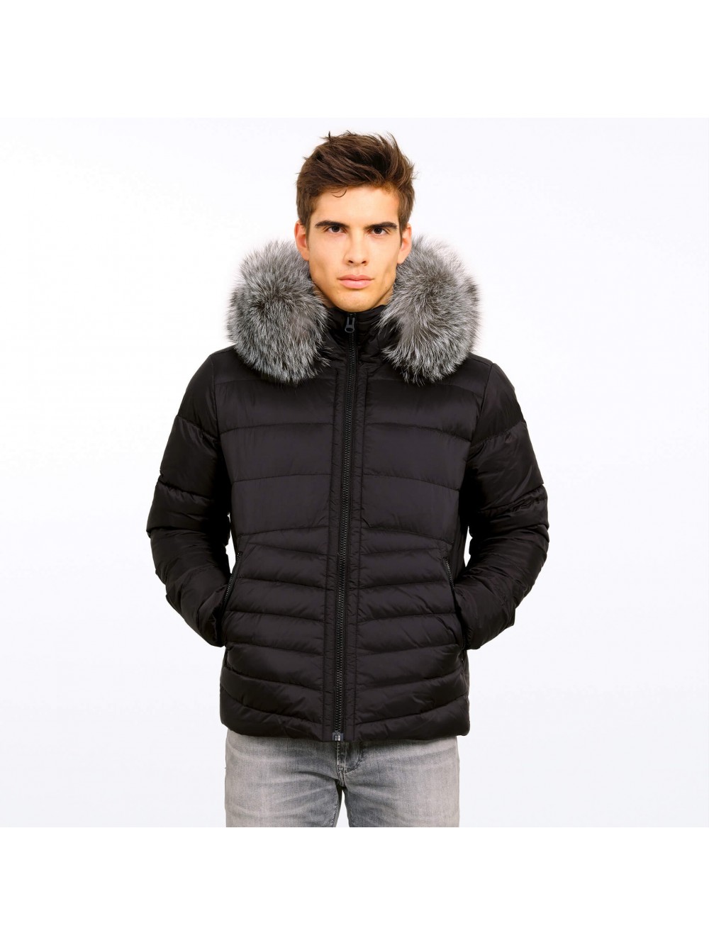 herren-winterjacken-312xyc-1.jpg Herren Winterjacke mit Fell | WeLoveFurs.com Größe S – Bild 1