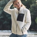 Damen Sherpa Fleece Jacke Unisex