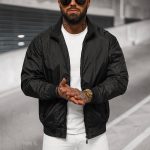 Herren Jacke Schwarz OZONEE JS/5M3212/392