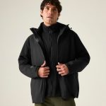 Coriver 3 in 1 Jacke für Herren | Schwarz