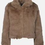Damen Jacke mit Kunstfell