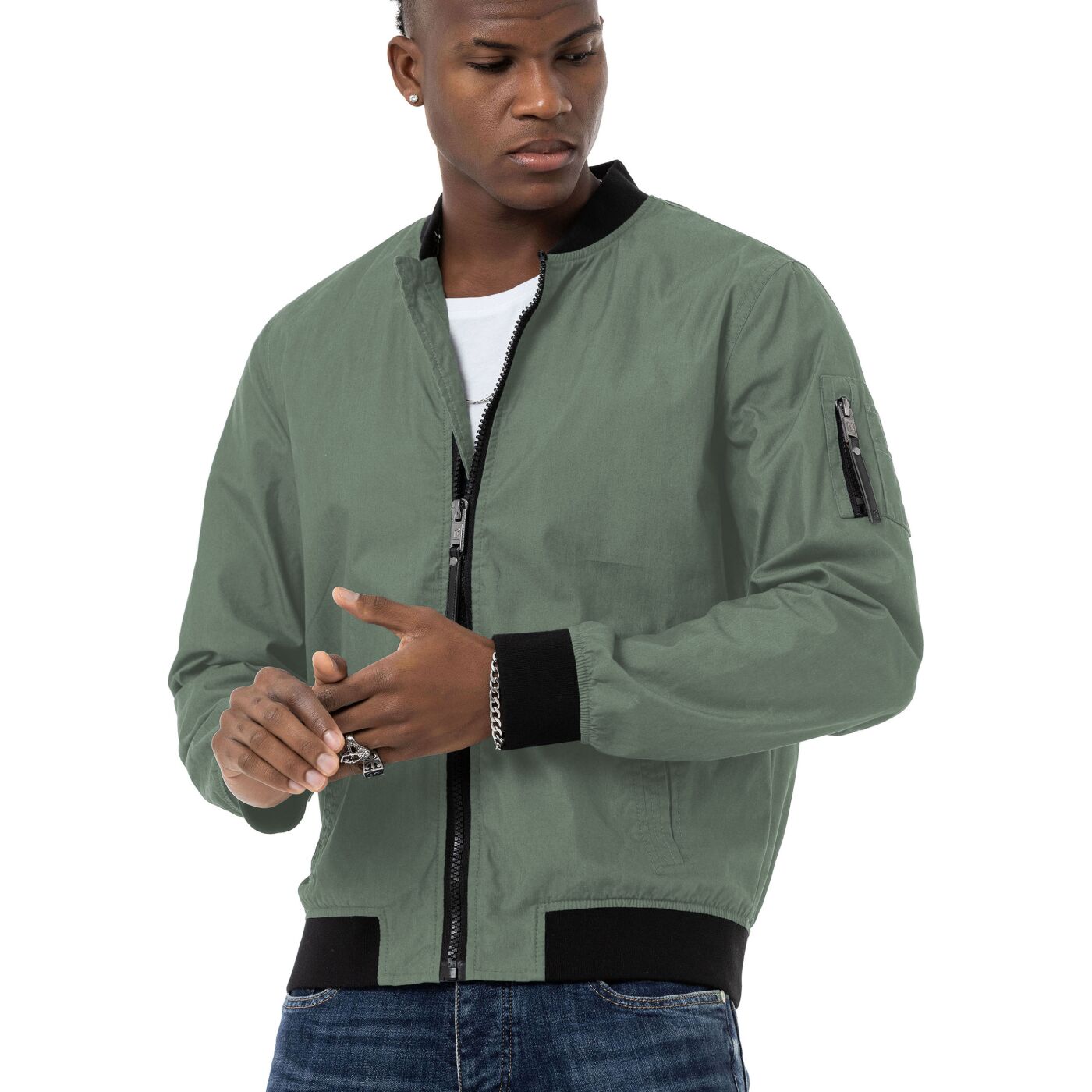 jacken-herren-757yuv-1.jpg Bomber Jacke Blousonjacke Herren Bomber Jacke Herren Leder Bomberjacken Bomber Jacket Bomberjacken – Bild 1