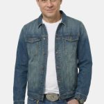 JP 1880 Jeansjacke, Brusttaschen, Knopfleiste, bis 8 XL