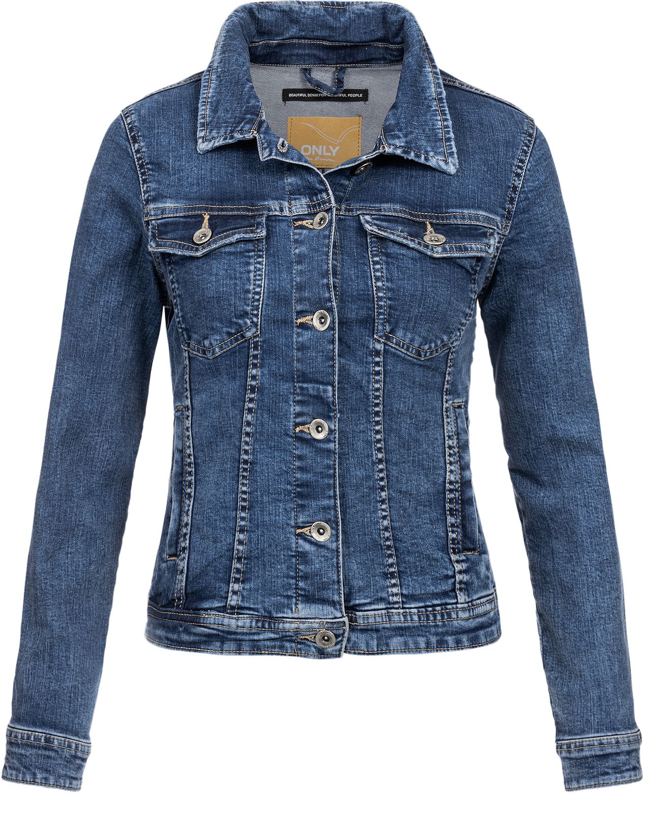 jeansjacke-damen-486vxh-1.jpg Only Damen Jeansjacke Jacke Damenjacke Denim Übergangsjacke Jeans Tia | eBay.de – Bild 1