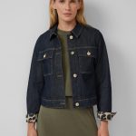 Jeansjacke mit Leo Futter Blau | s.Oliver