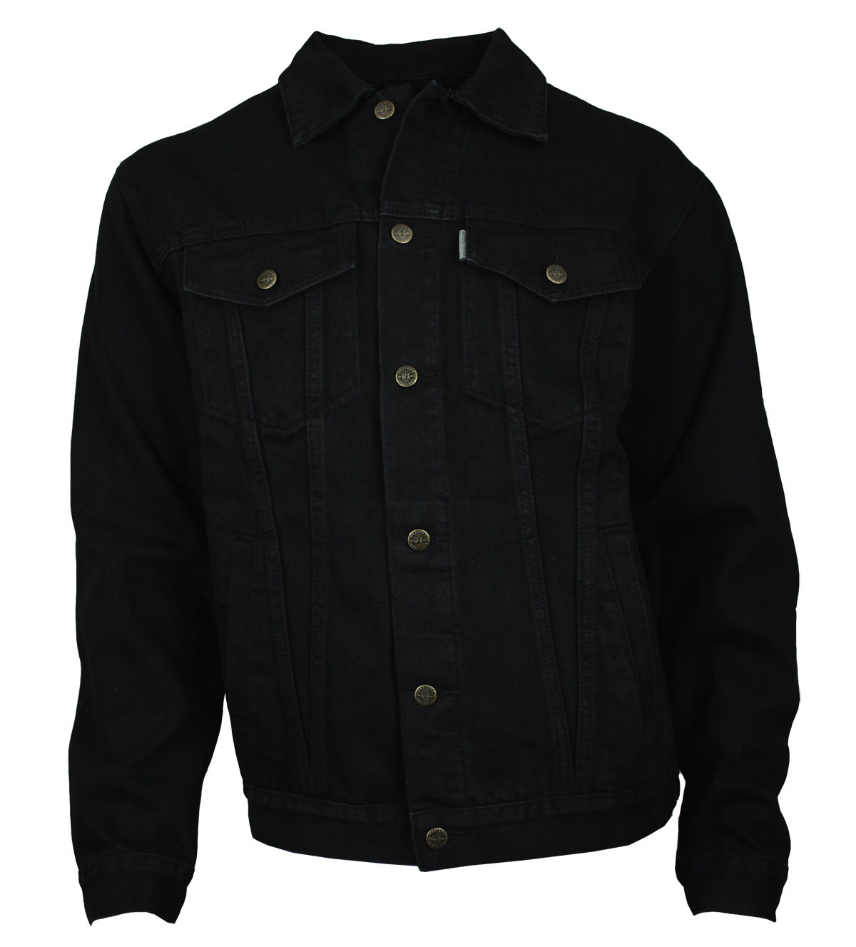 jeansjacke-herren-021ryc-1.jpg WESTERN SPEICHER Jeansjacke Herren Denim Jacke Schwarz S bis 4XL – Bild 1