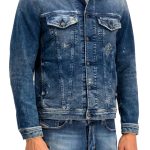 Diesel Jeansjacke Diesel "NHill TW 0870Q" Herren Jacke Jeansjacke