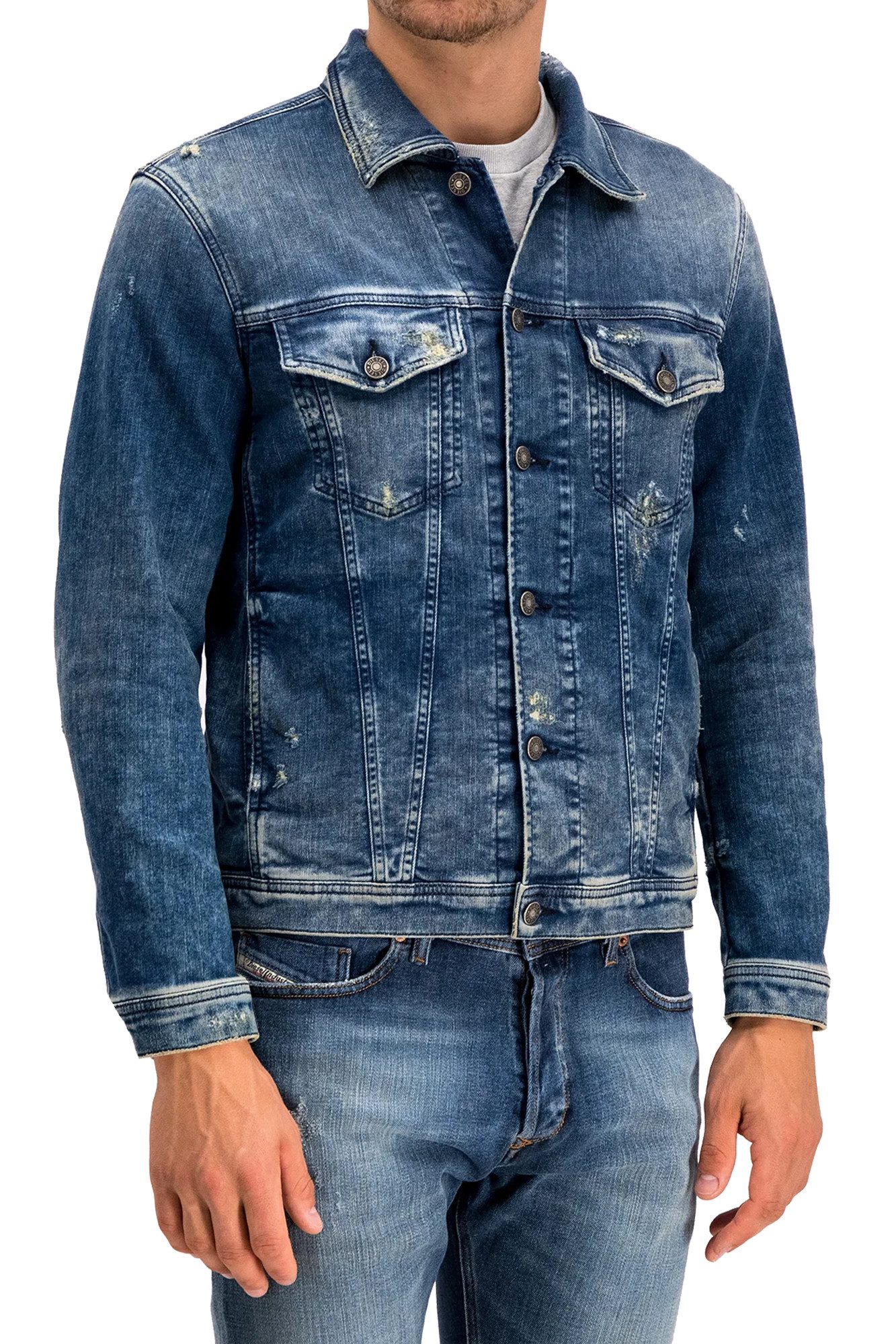 jeansjacke-herren-284hpx-1.jpg Diesel Jeansjacke Diesel "NHill TW 0870Q" Herren Jacke Jeansjacke – Bild 1