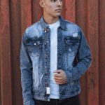 Herren Jeansjacke blau Dstreet TX4853