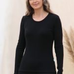 Merino Langarmshirt Damen