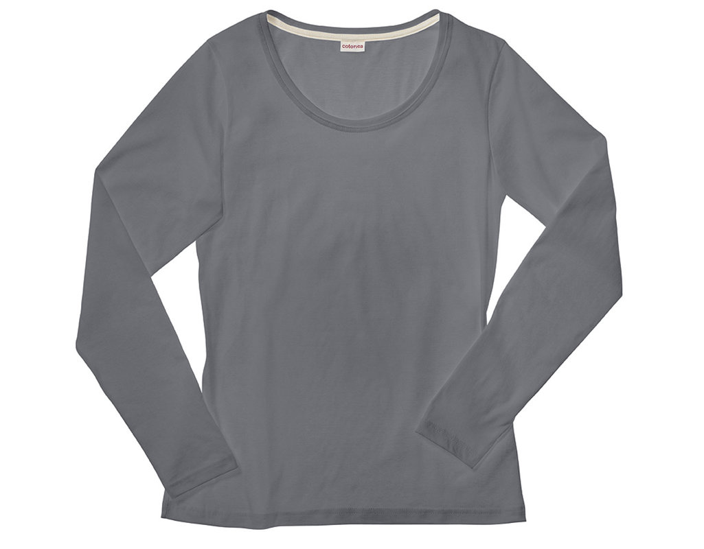 www.cotonea.de Bio Langarmshirt Rundhals – Bild 1