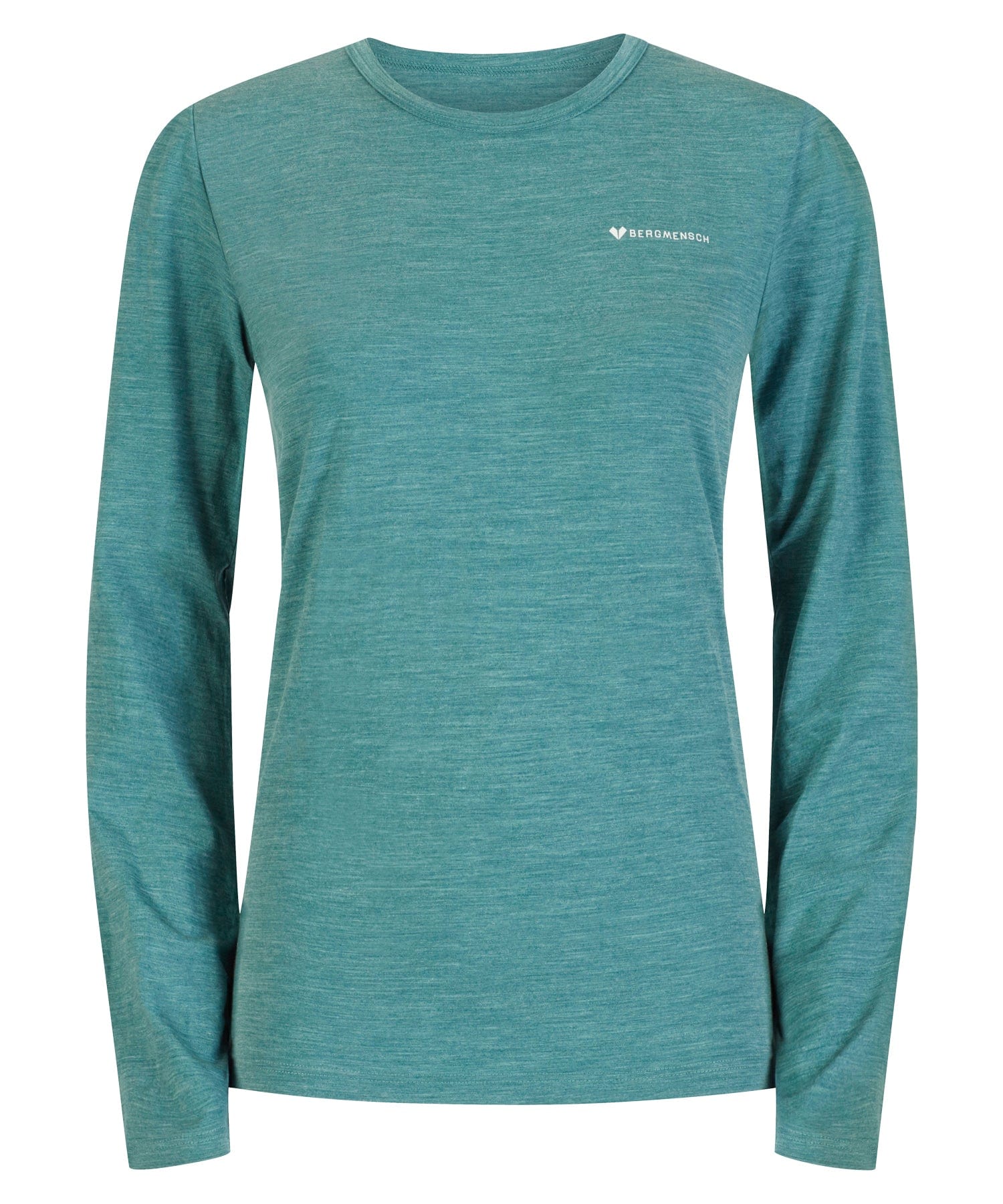 langarmshirt-damen-569uhz-1.jpg Logo Basic Damen Merino CloudBlend Longsleeve – Bild 1