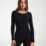 Merino Langarmshirt Damen in Schwarz €49.99 Dilling