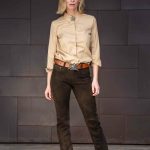 Hirschleder Hose Damen "Minnesota", ahorn Meindl Fashion