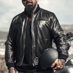 Lederjacke Rampage S / Schwarz