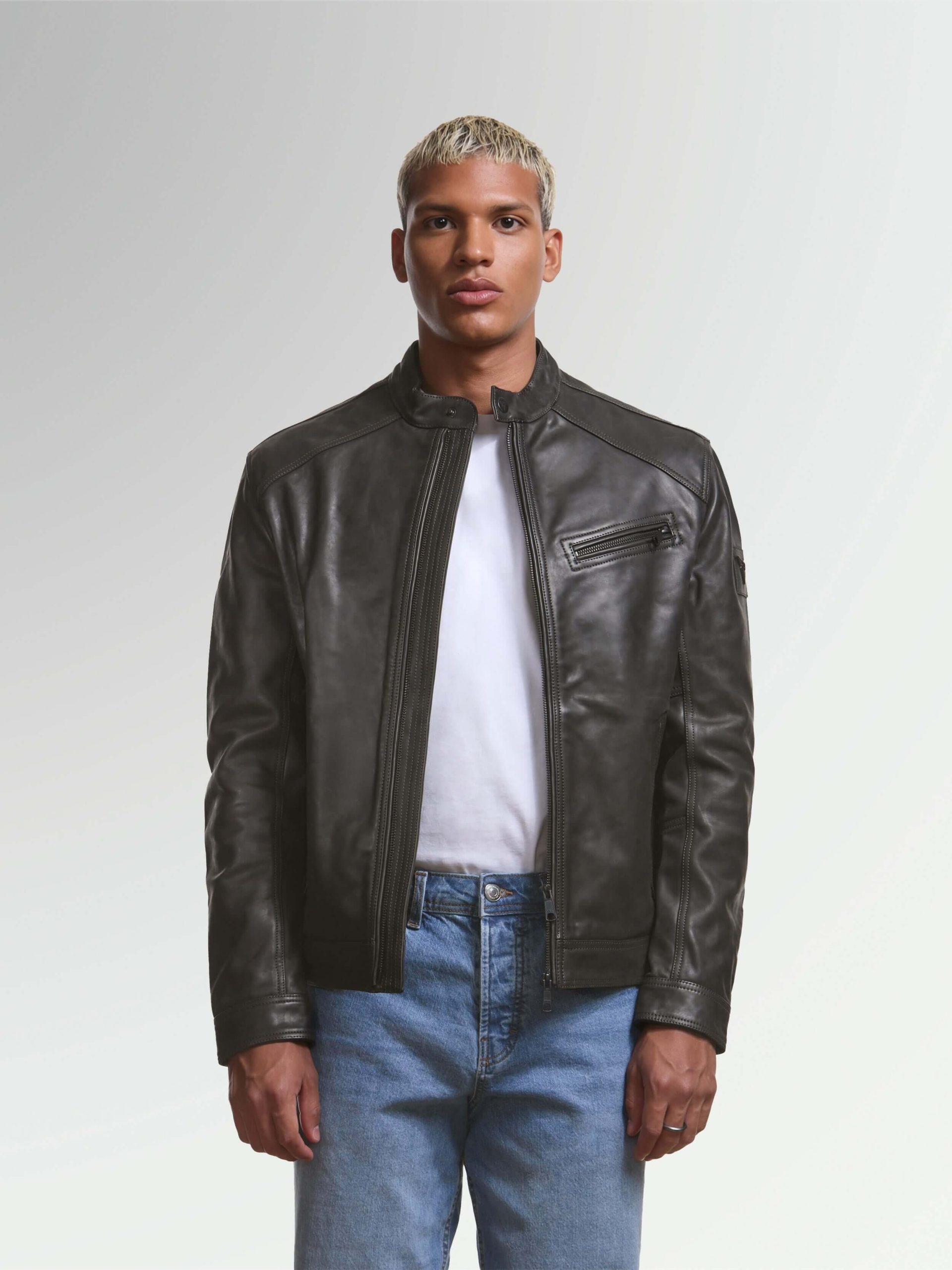 lederjacke-344ext-1.jpg LEDERJACKE HERREN L – Bild 1