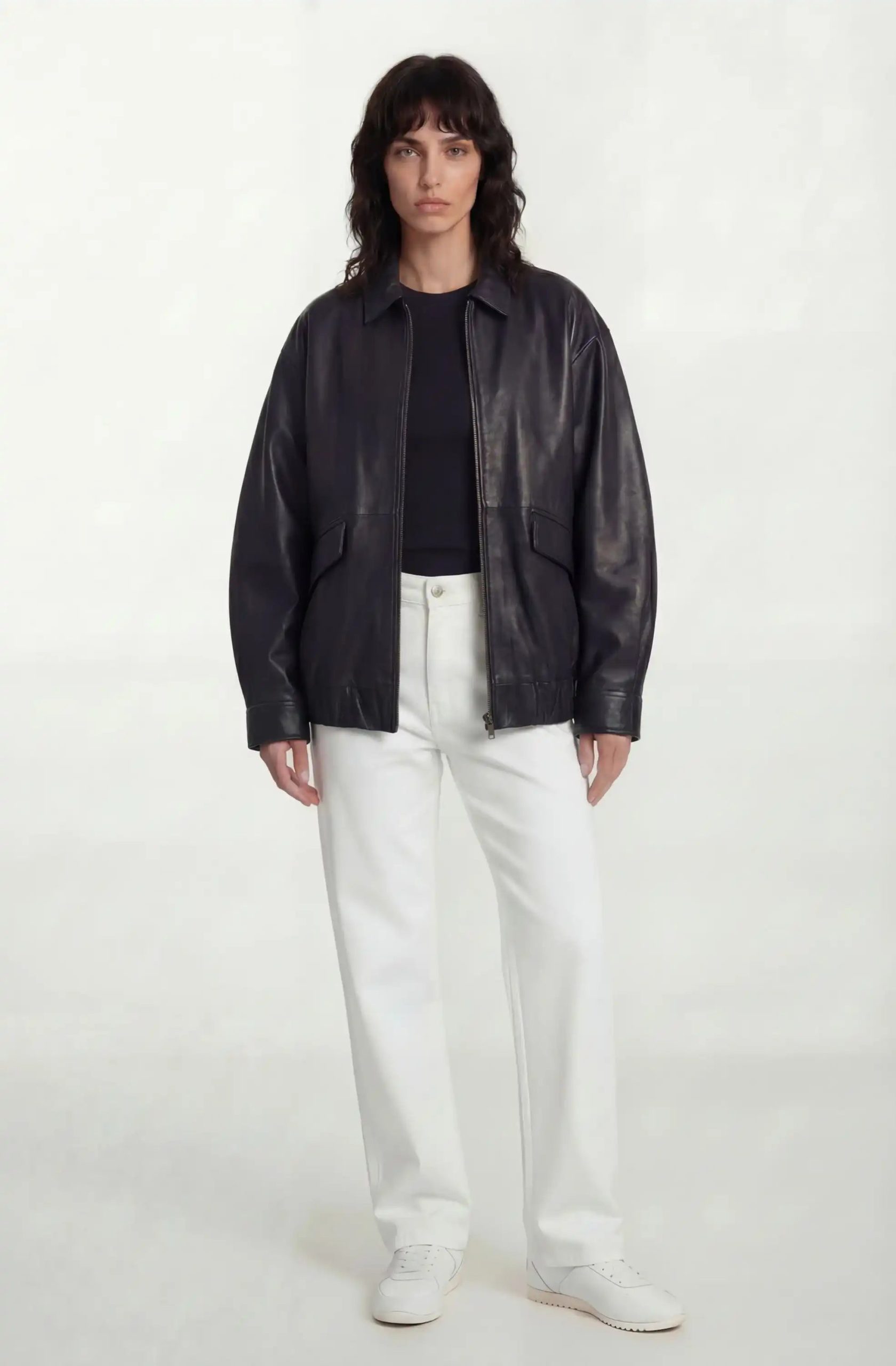 lederjacke-680idc-1.jpg Oversize Lederjacke Damen „Nova" im 80s Style – TRUEPRODIGY – Bild 1