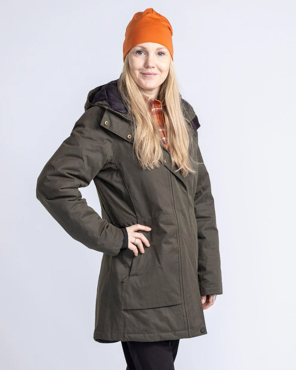 parka-damen-053png-1.jpg Pinewood Padded Winter Parka Damen grün S grün, S – Bild 1