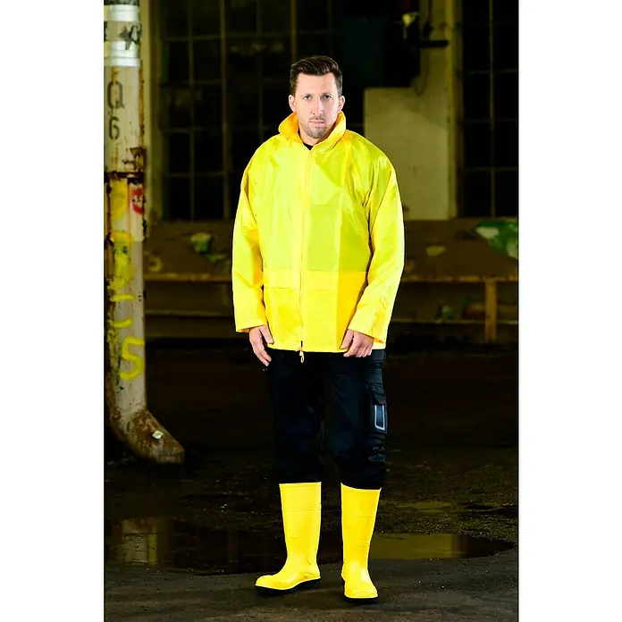 regenjacke-103tvp.webp Regenjacke L, Gelb, Kunststoff online kaufen bei BAUHAUS – Bild 1
