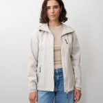 Regenjacke oder Herbstjacke Damen, Funktionsjacke wasserdicht Outdoorjacke