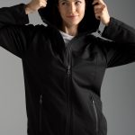 Leichte Regenjacke schwarz | L | trigema