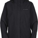 Schwarze Damen Regenjacke von VAUDE | ECO Finish | grundstoff.net