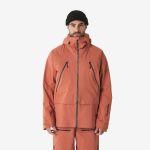 Skijacke Herren wasserdicht Freeride FR900 braun