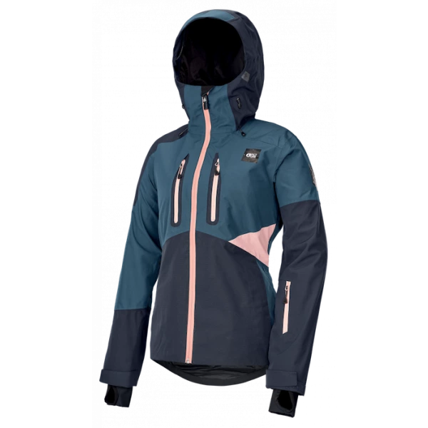 skijacke-damen-096kah.webp Skijacke Ski Sachen Damen Picture Skijacke Für Damen Seen Dark Blue Online Einkaufen – Bild 1