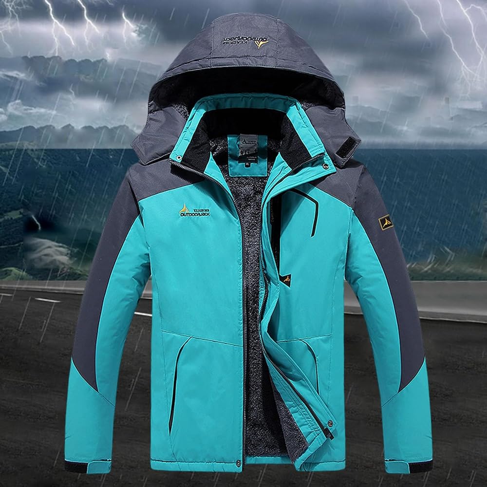 skijacke-damen-680qzx-1.jpg Skianzug Damen, Skijacke Damen Wasserdicht Winddicht Winterjacke Übergangsjacke Winter Warme Gefüttert Wanderjacke Ski Jacket mit Wasserdichtem ... – Bild 1