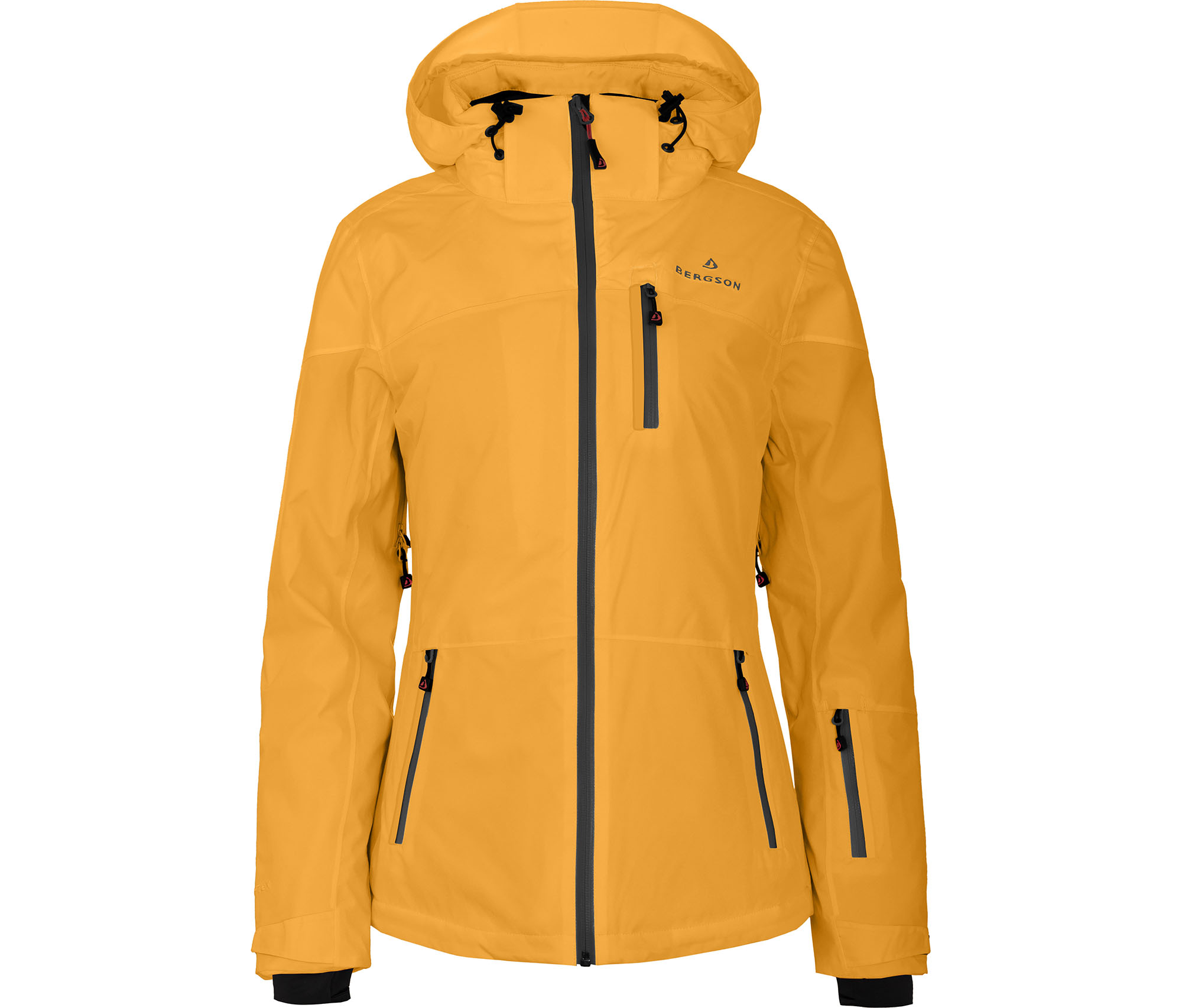 skijacke-damen-820kqj-1.jpg Bergson NUOLJA | Damen Skijacke, wattiert, 20000mm Wassersäule gold – Bild 1