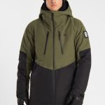 Lynx Skijacke Olive Green Herren Strobe