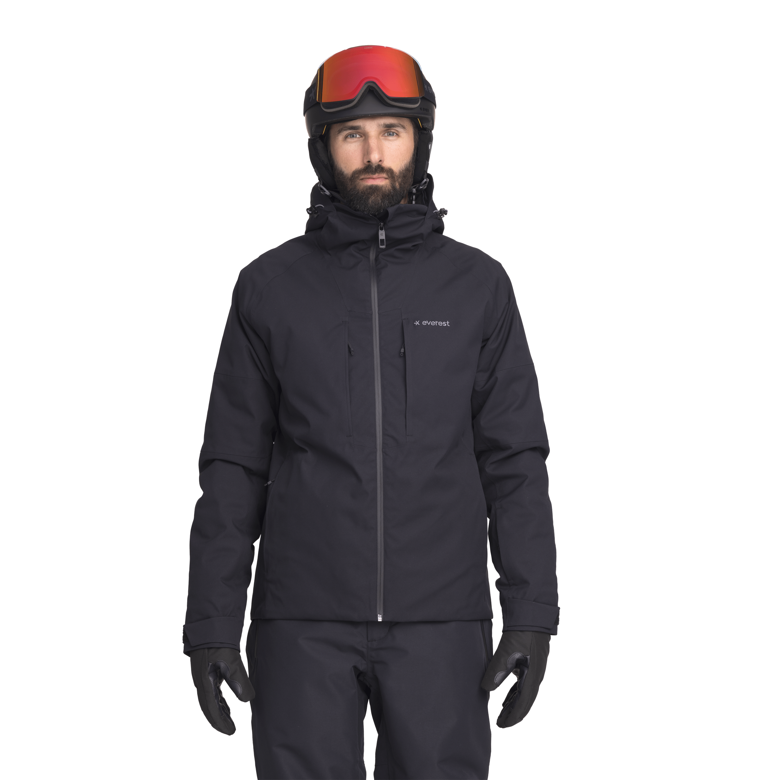 skijacke-herren-743izq.png SKIJACKE SCHWARZ Herren L – Bild 1