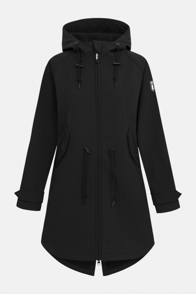 softshell-jacke-damen-113qpu-1.jpg Derbe Softshelljacke Kurz Peutby Damen Schwarz | Hanseheld.de – Bild 1