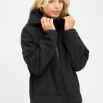 Derbe Softshelljacke Kurz Peutby Damen Schwarz | Hanseheld.de