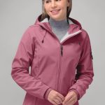 33,000ft Softshelljacke Damen Wasserdichte Fleecejacke Übergangsjacke | Leicht Regenjacke, Warme Gefüttert Jacke, Winddichte Windbreaker, Atmungsaktiv Outdoorjacke mit Kapuze zum Wandern, Laufen : Amazon.de: Fashion