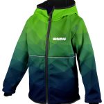 Kinder Softshelljacke, MOSAIC, green, Größe 92 98