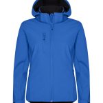 Damen Softshelljacke mit Kapuze Classic Clique® Royalblau M