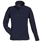 BMS Herren Softshell Jacke dunkelblau Gr. XXL Outdoorjacke Wasserdicht Winddicht Atmungsaktiv Fleece gefüttert