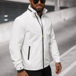 Herren Softshell Jacke Weiß OZONEE JS/5M3105/281Z | OZONEE
