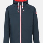 Derbe Isleby Herren Softshell Jacke Blau Rot | Derbe Hamburg Shop