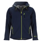 Dry Fashion Herren Softshelljacke Amrum Jacke mit Fleece Innenfutter