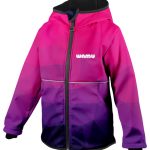 Kinder Softshelljacke, MOSAIC, purple, Größe 110 116 | WAMU®