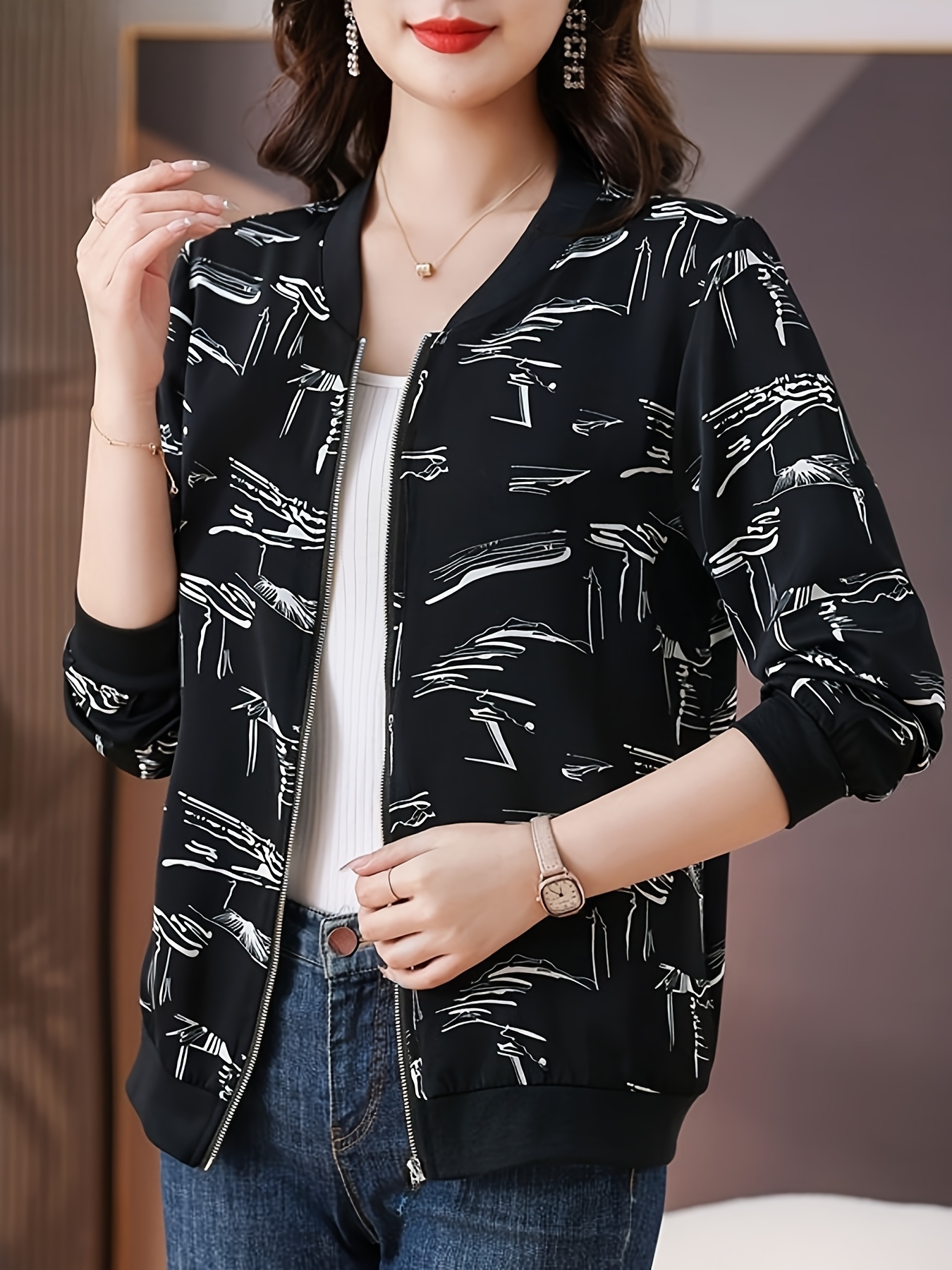 sommerjacke-damen-093suf-1.jpg leichte sommerjacke damen unregelmäßigen Temu Germany – Bild 1