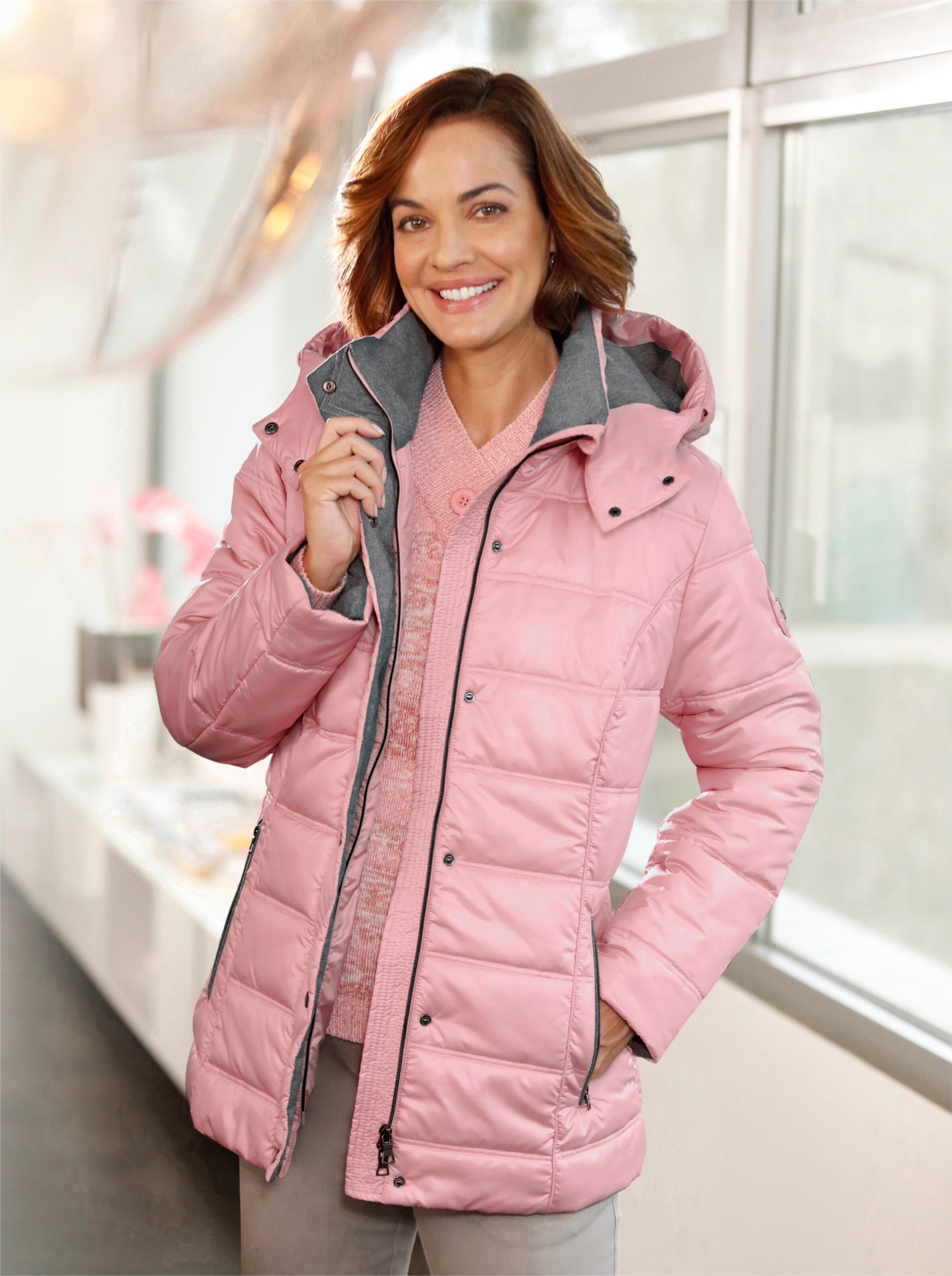 sommerjacke-damen-268atk-1.jpg übergangsjacke Damen Jacke Leichter Sommerjacke Sommerjacke Damen Heine Leichte Jacken Damenjacken Leichte – Bild 1