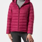 Steppjacke mit Seitentaschen für Damen, beere