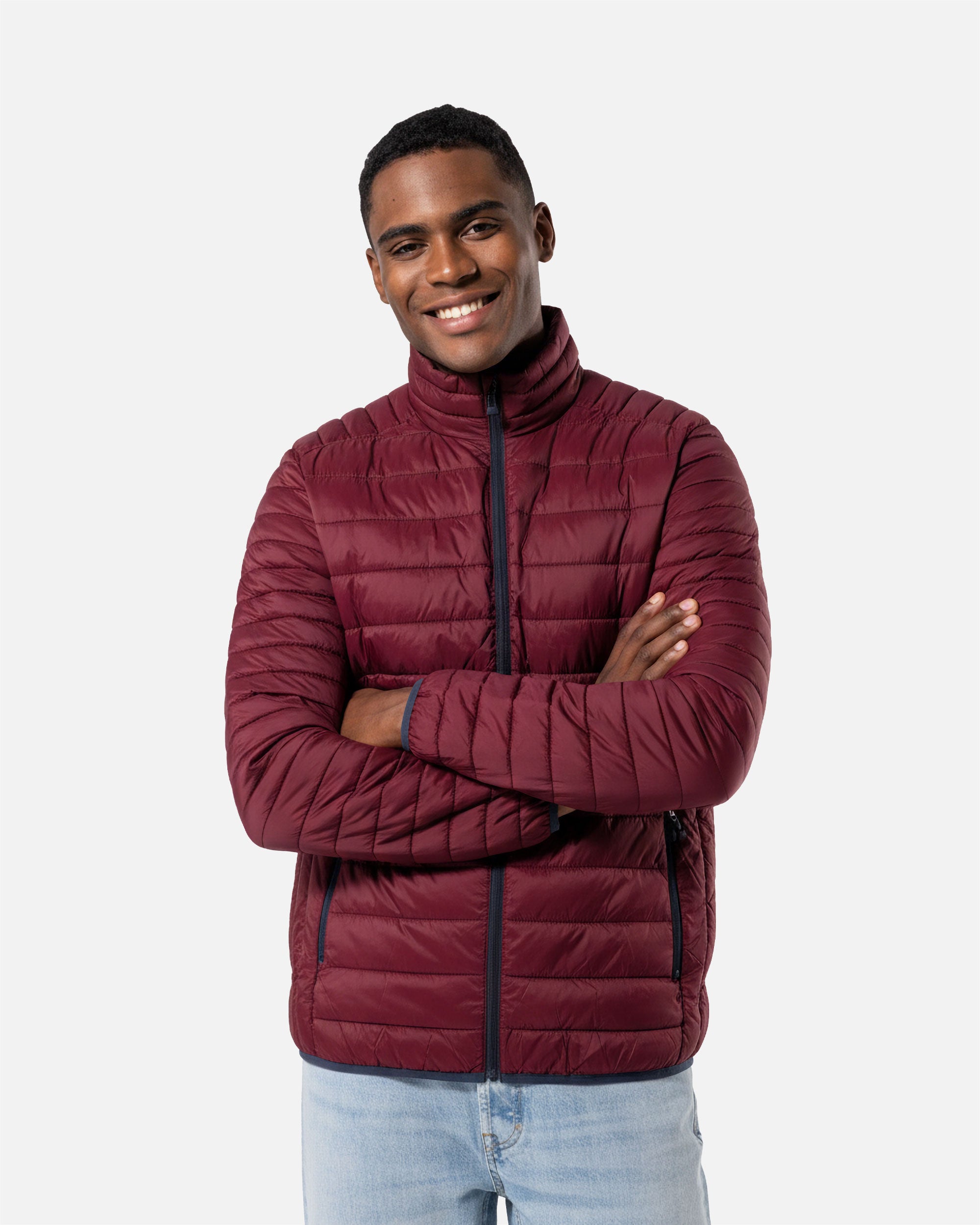steppjacke-herren-849pko-1.jpg Leichte Herren Steppjacke online kaufen | VIVID – Bild 1