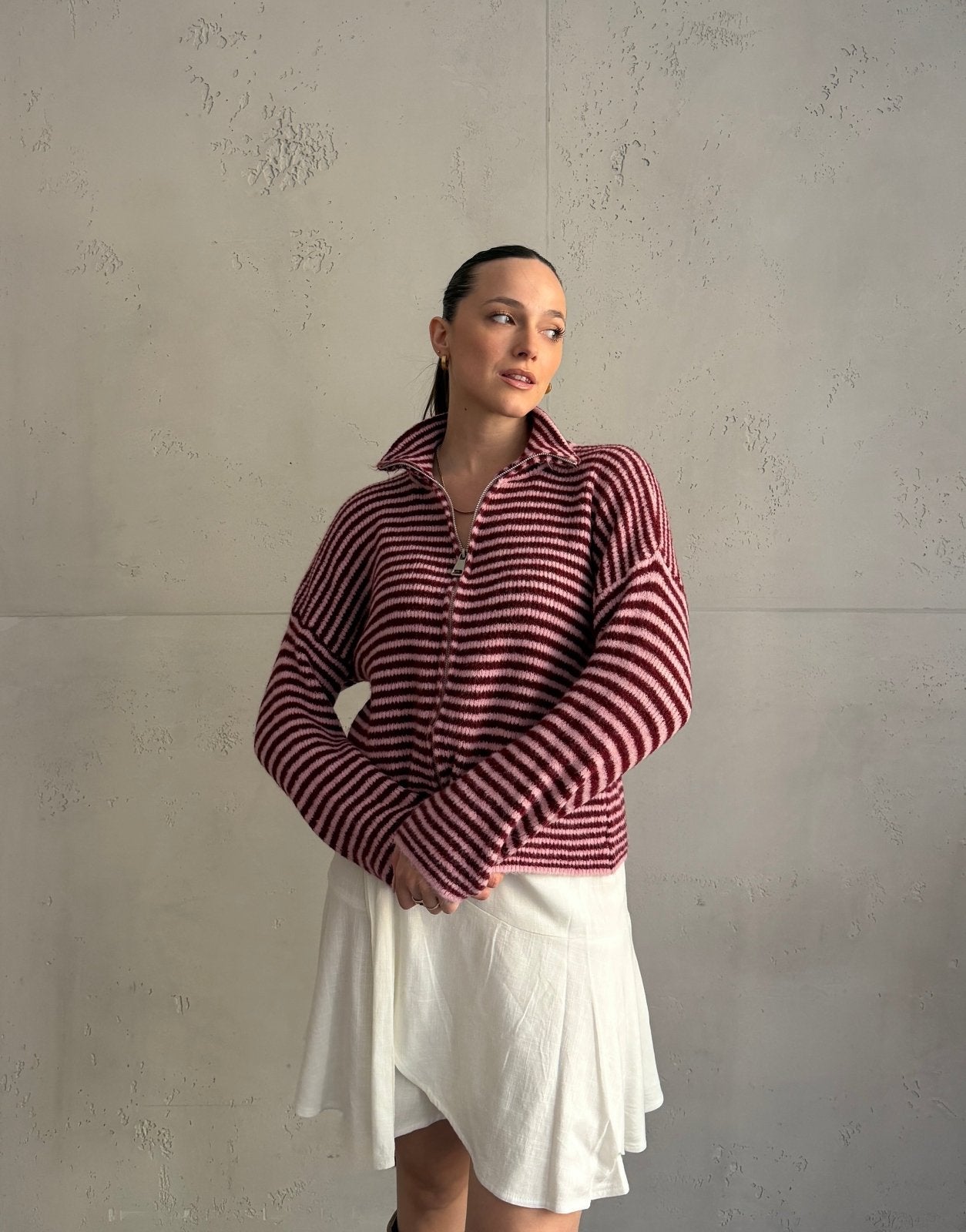 strickjacke-152qhe-1.jpg berry / Onesize S L – Bild 1